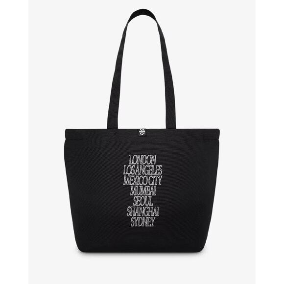 Nike Heritage 2.0 Tote Bag Travel School Shopping Black White IF8252 010 NWT - Picture 9 of 13